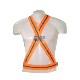 BANDOLERA NARANJA CON REFLECTIVO