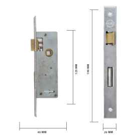 CERRADURA DE SEGURIDAD ANGOSTA PICCOLO ART 140
