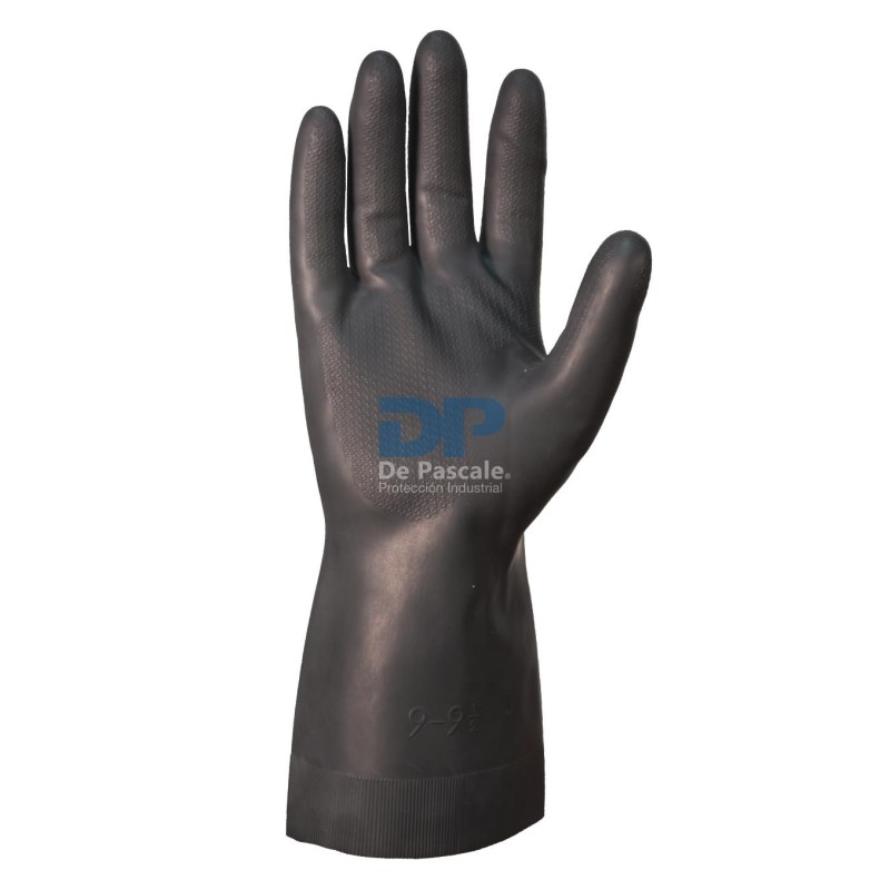 GUANTE INDUSTRIAL DE LATEX NEGRO