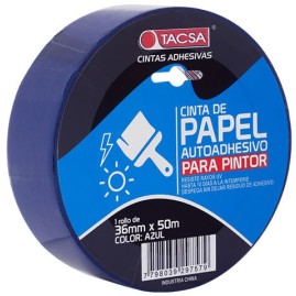 CINTA DE PAPEL AZUL TACSA